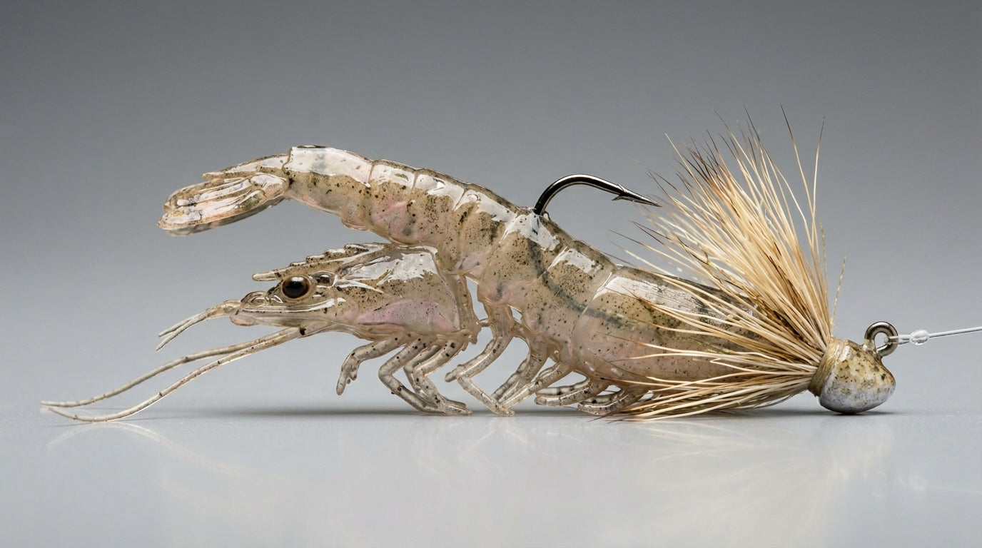 LOWCOUNTRY TACKLE - DANAbana D-BckShrmp — Bucktail Shrimp Lure (2-Pack)